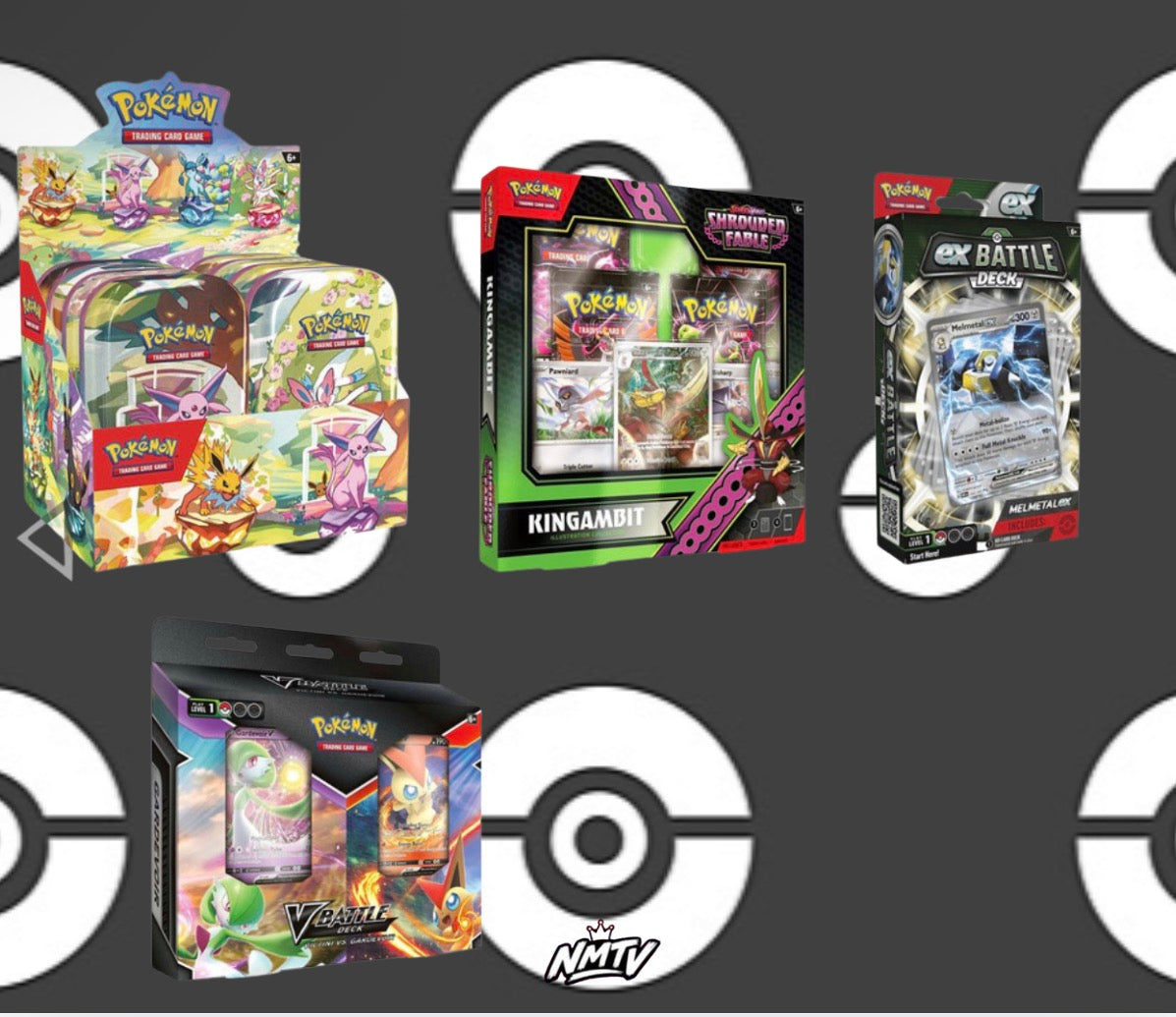 2025 Collection Bundle Including 8 Prismatic Evolutions Mini Tins