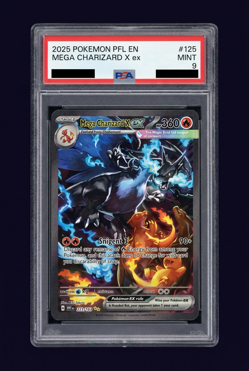 Pokemon Mega Charizard X ex SIR Phantasmal Flames