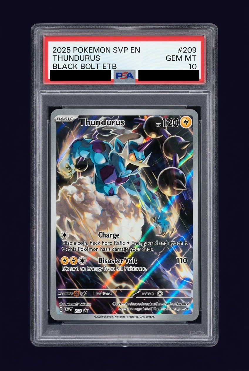 Pokemon Thundurus Holo Promo