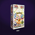 Pokemon Terastal Festival ex High Class Booster Box on purple NMTV background
